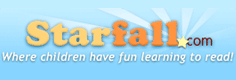 Starfall is a free public service to motivate children to read with phonics.